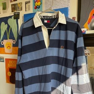 Vintage Tommy Hilfiger M Rugby Shirt